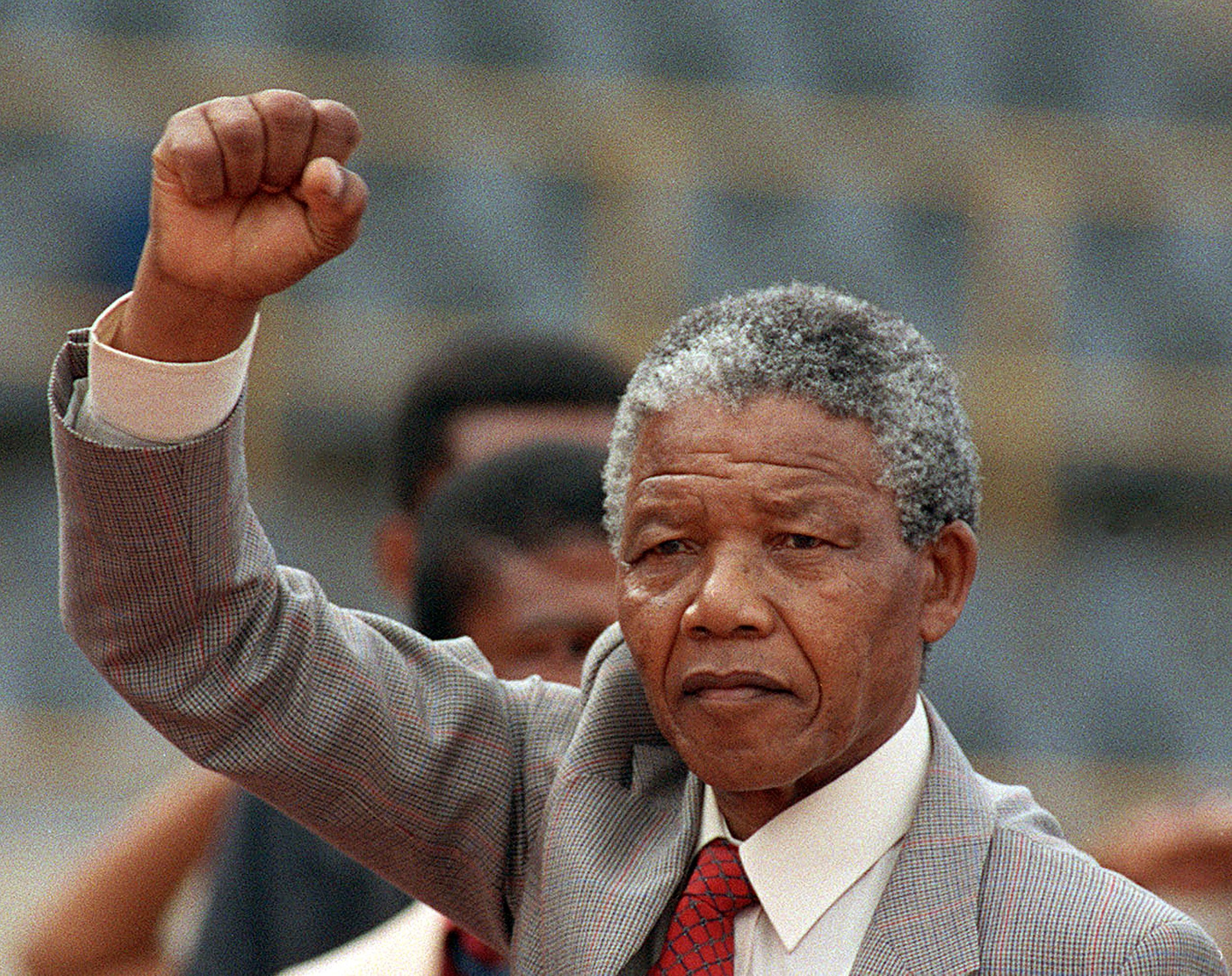 make a biography of nelson mandela